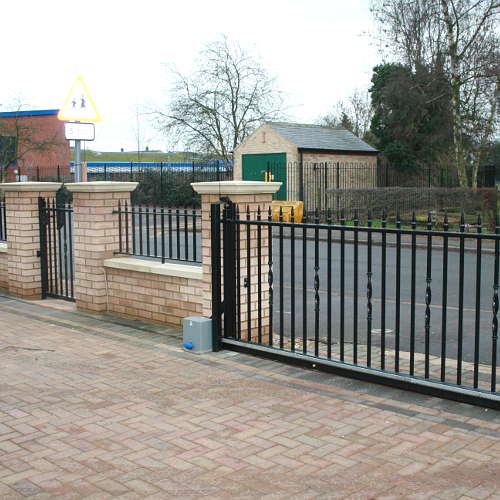 electric gates railings