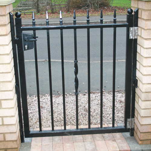 wrought iron hand gate
